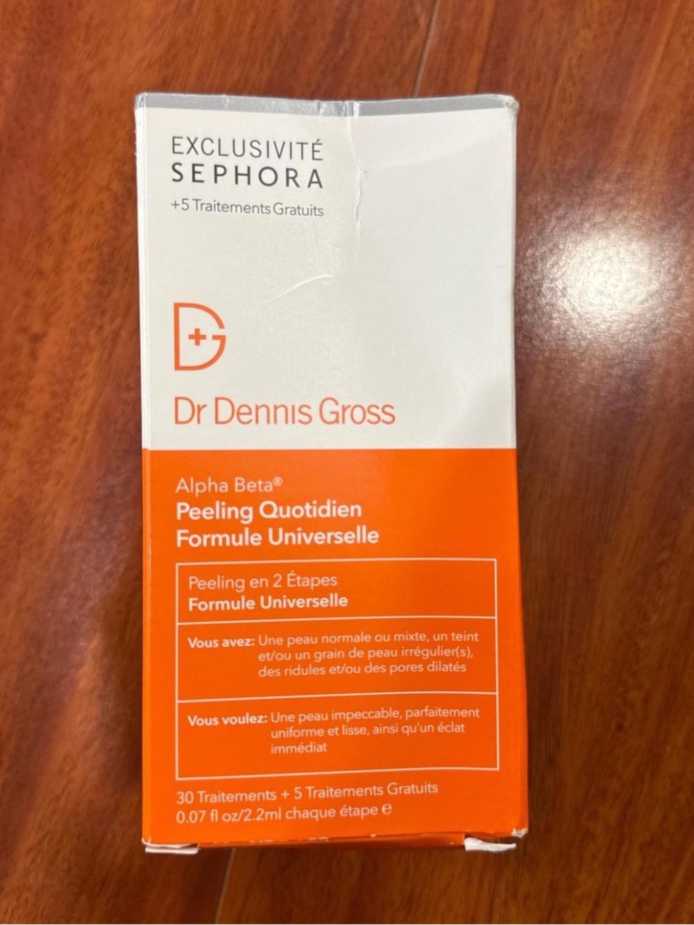 Dr. Dennis Gross Alpha Beta Daily Peel – Orange Packaging